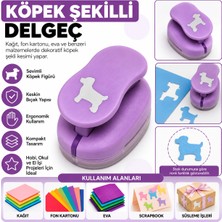 Mçb Group Köpek Şekilli Orta Boy Şekilli Delgeç | Kağıt Fon Kartonu Eva Delgeç | Scrapbook Hobi Delgeci