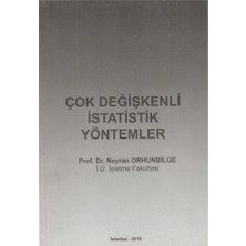 Kişisel Yayınlar Çok Değişkenli Istatistik Yöntemler - Prof. Dr. Neyran Orhunbilge