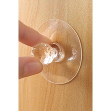 Marvielle Silikon Kristal Dolak Çekmece Kapağına Kulp 4 Adet - Askılık