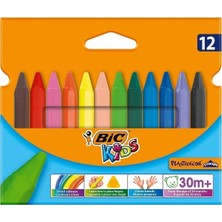 Danacı Kırtasiye Bic Plestıdecor Üçgen Pastel 12 Li