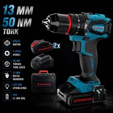 Maison Luré Akülü Vidalama Kömürsüz Akülü Darbeli Vidalama Li-Ion 20V 2.0AH CAT4112