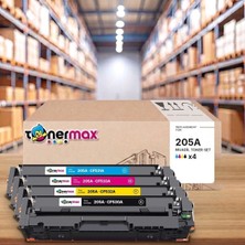 tonermax Hp Color Laserjet Pro Mfp M181FW 205A Cmyk Muadil Toner Seti Çipli