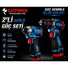 Maison Luré Akülü Vidalama Kömürsüz Li-Ion Akülü 2'li Kombo Set 16V 2.0AH