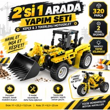 Oyunca 1004574-EKSKAVATÖR/MOTOSİKLET 2ın1 320PRÇ