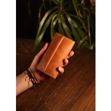 Maison Luré Tütün Saklama Kutusu El Yapımı Hakiki Deri Vintage Rulo Tütün Çantası, Şık ve Dayanıklı Tasarım