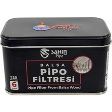 Maison Luré Pipo Filtresi 6mm Balsa , 320 Adet, Kaliteli ve Ekonomik Paket