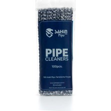 Maison Luré Pipo Temizleme Çubuğu 100 Adet 17CM Konik Pamuklu Temizleme Fırçası Mavi Set