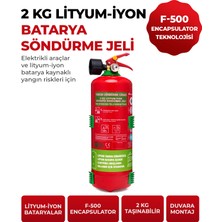 German Kupfermax 2 kg Lityum Iyon Batarya Yangın Söndürme Jeli F-500 Encapsulator