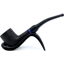 Maison Luré Pipo Aksesuarı El Yapımı Bent Billiard Briar 9 mm Filtreli Pipo, Şık ve Kaliteli Tasarım