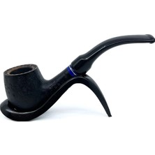 Maison Luré Pipo Aksesuarı El Yapımı Bent Billiard Gül Kökü Pipo, 9 mm Filtreli, Şık ve Kaliteli
