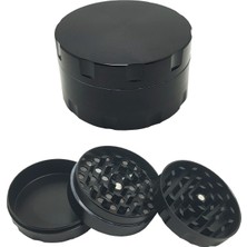 Maison Luré Pipo Aksesuarı Siyah 55 mm Herbal Öğütücü, Tütün ve Baharatlar Için Parçalayıcı