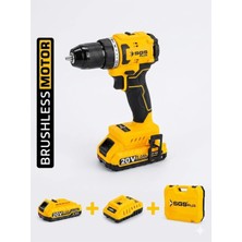 Maison Luré Akülü Vidalama 20 Volt Akülü Vidalama Seti 60 Nm 2*2.0 Ah