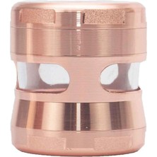 Maison Luré Pipo Aksesuarı Büyük Metal Grinder, 50MM, 4 Katlı Çok Fonksiyonlu Kesici