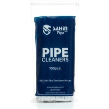 Maison Luré Pipo Temizleme Çubuğu 100 Adet 15CM Konik Spiral Pamuklu Beyaz Temizlik Fırçası Seti