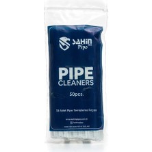 Maison Luré Pipo Temizleme Çubuğu 50 Adet 15CM Beyaz Düz Sentetik Temizleme Fırçası Seti