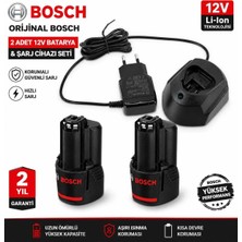 Maison Luré Akülü Vidalama Gba 12V 2.0AH Professional Akü (Çift) ve Gal 12 V-20 Şarj Aleti
