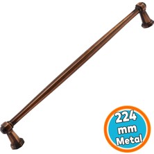 Nzb Metal 224 mm Eskitme Antik Bakır Mobilya Mutfak Çekmece Dolap Dolabı Kulpu Kulbu Kulpları