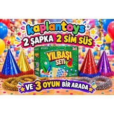 Kaplantoys Yılbaşı Seti + 2 Şapka ve 2 Sim Süs Hediyeli