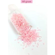 Kesme Cam Boncuk 2mm - 60 Gram - Şeker Pembe - BNC398