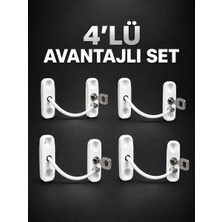 Pencere Güvenlik Kilidi Anahtarlı Çocuk Emniyet Kilidi 4’lü Set