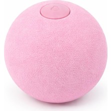Happy Trend Interaktif Kedi Oyuncak Topu Pembe - Kuş Sesli - Catnip Hazneli - 1 Paket Catnip Dahil - Dokunmatik Aktivasyonlu - Eva Yumuşak Kedi Oyuncağı (Piller Dahil)