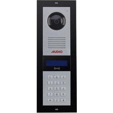 Audio 3002-ŞİFRELİ Mekanik Butonlu Dijital Zil Paneli 2 Satır Ekran