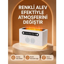 Type-C Şarjlı Kablosuz Hoparlör Beyaz Gürültü ve Atmosfer Işığı