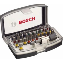 aklow akyoleticaret Bosch 32 Parça Tornavida Vidalama Ucu Seti