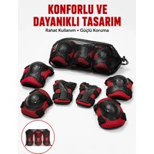 Kaykay Paten Scooter Bisiklet Koruyucu Ekipman Seti Darbe Emici Koruma