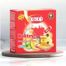 Koza Tek Içimlik Kokteyl Aromalı Toz Içecek 50'li