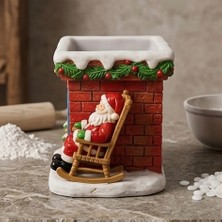 Karakız Noel Baba Şömine Silikon Kalıp