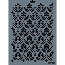 aklow akyoleticaret Rich New Seri N-157 Stencil 35X25 cm