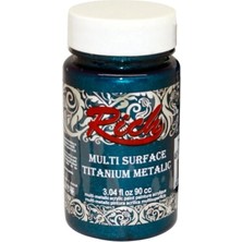 aklow akyoleticaret Rich Multi Surface Titanium 2570 Antik Turkuaz Metalik 90 cc
