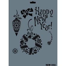 aklow akyoleticaret Rich New Seri N-223 Stencil 35X25 cm