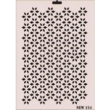 aklow akyoleticaret Rich New Seri N-154 Stencil 35X25 cm