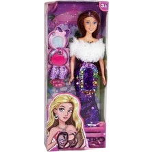 aklow akyoleticaret SH40688 Kut.princess Pullu Kıyafet Bebek