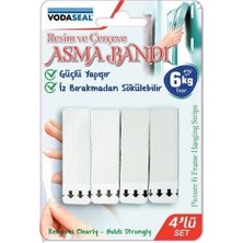 aklow akyoleticaret Vodaseal Resim ve Çerçeve Asma Bandı 6 kg Taşıma