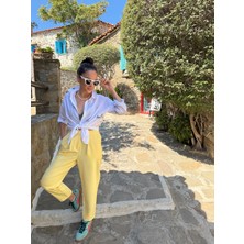 Ali Butik Açık Sarı Havuç Pantolon