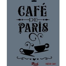 aklow akyoleticaret Rich New Seri N-341 Stencil 35X25 cm