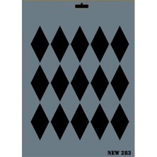 aklow akyoleticaret Rich New Seri N-283 Stencil 35X25 cm