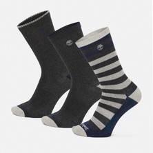 Timberland 3 Pack Comfort Stripe Crew