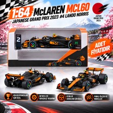 ENCO 1/64 Mclaren MCL60 Japanese Grand Prix 2023 #4 Lando Norris - x Ixo Models (Adet Fiyatıdır)