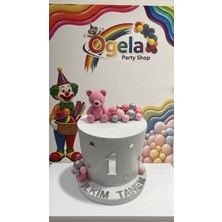 Ogela Party Kişiye Özel Isimli Maket Pasta - Yaşa Özel Fotoğraf Konsepti-Figürlü Maket Doğum Günü Pastası
