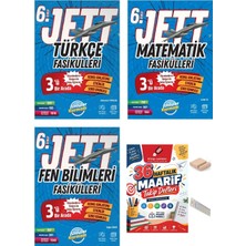 Ünlüler Karması 6.sınıf Türkçe Matematik Fen Jett Fasikülleri Maarif Müfredatı+Maarif Defteri+Telefon Tutucu