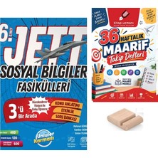 Ünlüler Karması 6.sınıf Sosyal Bilgiler Jett Fasikülleri Maarif Müfredatı+Maarif Defteri+Telefon Tutucu