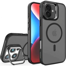 Just Cheap Store Joko Apple iPhone 16 Uyumlu Flet Lens Magsafe Kapak - Siyah