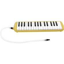 Hepeğitim 32 Tuşlu Özel Oval Çantalı Sarı Melodika (Yedek Ağızlıklı)