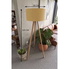Skygo 3 Ayaklı Tripod Lambader Hardal Kumaş Başlık