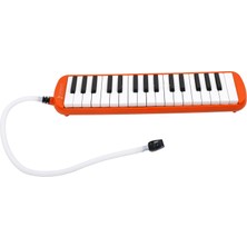 Hepeğitim 32 Tuşlu Bez Çantalı Turuncu Melodika (Yedek Ağızlıklı)