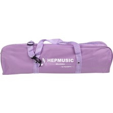 Hepeğitim 32 Tuşlu Bez Çantalı Lila Melodika (Yedek Ağızlıklı)
